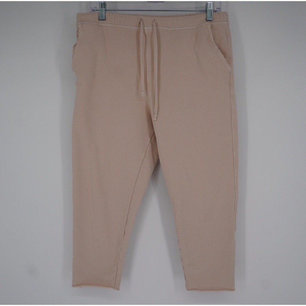Frank & Eileen Tee Lab Peach Pink Cotton French Terry Jogger Sweatpants Womens M